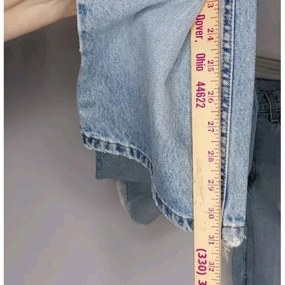 J Crew Y2K‎ Vtg Jeans Women 10 Ripped Hole Straight Baddie Grunge